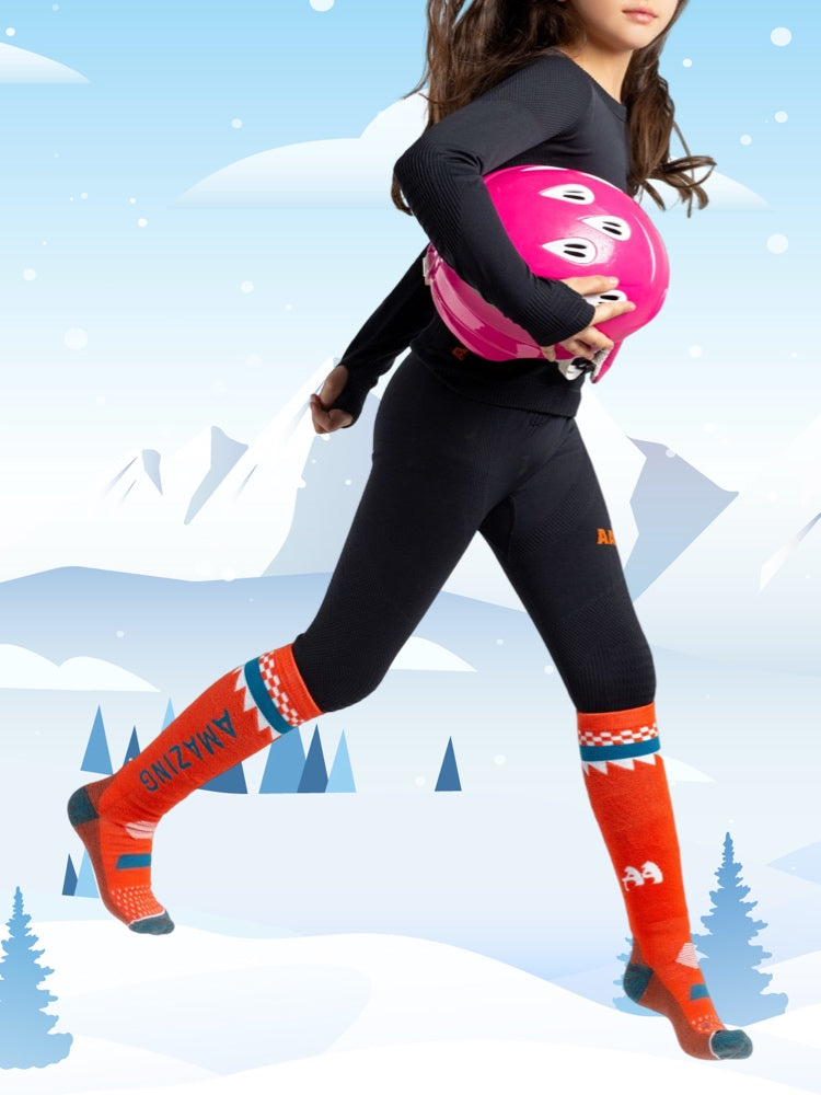 Kids High-performance COOLMAX® Ski Socks